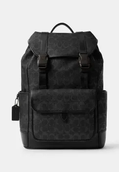 Coach rucsac culoarea negru, mare, cu imprimeu, CU201 imagine