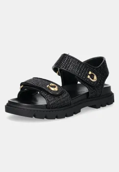 Coach sandale Brynn femei, culoarea negru, CAR55 imagine