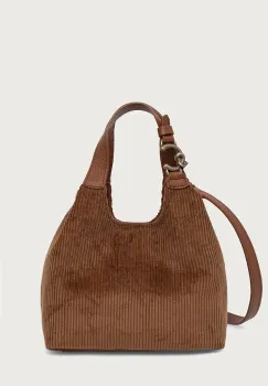 Coccinelle  geanta crossbody pentru femei din catifea reiata imagine