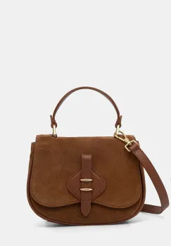Coccinelle geanta crossbody pentru femei din piele intoarsa imagine