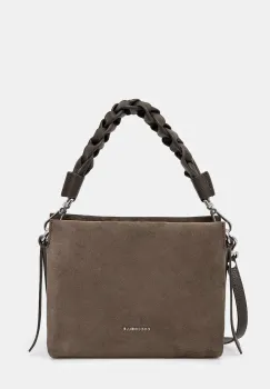 Coccinelle geanta crossbody pentru femei din piele intoarsa imagine