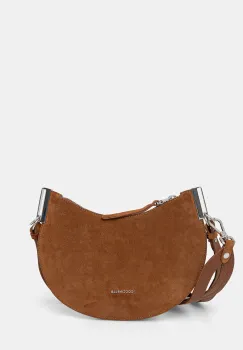 Coccinelle geanta de mana din piele intoarsa culoarea maro, E1.QKG.13.03.01 imagine