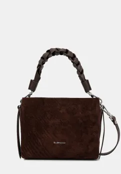 Coccinelle geanta de mana din piele intoarsa culoarea negru, E1 P6P 58 01 01 imagine