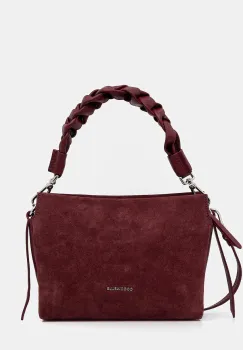 Coccinelle geanta de mana din piele intoarsa culoarea negru, E1 P6P 58 01 01 imagine