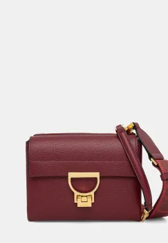 Coccinelle geanta de piele Arlettis culoarea negru, E1 ND8 55 B7 01 imagine