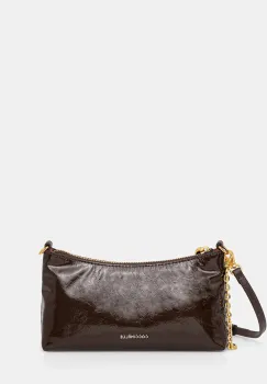 Coccinelle geanta de piele AURA culoarea maro, E5.THJ.55.01.01 imagine