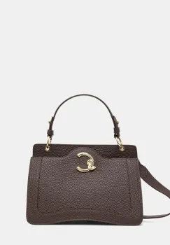 Coccinelle geanta de piele COCCINELLE C-ME culoarea negru, E1.SSL.18.03.01 imagine