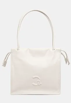 Coccinelle geanta de piele COCCINELLEDULSE culoarea bej, SS5 11 02 01 imagine