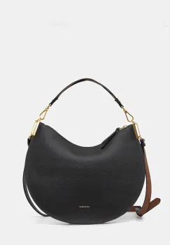 Coccinelle geanta de piele COCCINELLESUNUP culoarea negru, E1 QKF 13 01 01 imagine