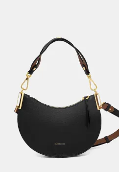 Coccinelle geanta de piele COCCINELLESUNUP culoarea negru, E1.QKF.13.03.01 imagine