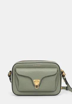 Coccinelle geanta de piele culoarea bej, E1 MF6 15 02 01 imagine