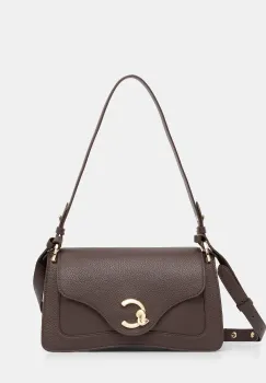 Coccinelle geanta de piele culoarea negru, E1 SSL 12 01 01 imagine