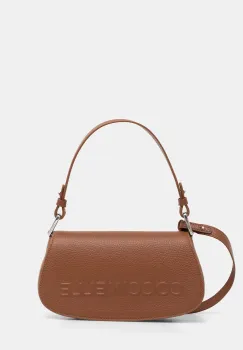 Coccinelle geanta de piele culoarea negru, E5 QBB 52 01 01 imagine