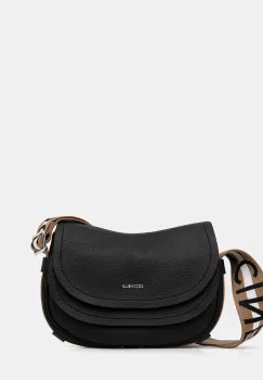 Coccinelle geanta de piele RAQUEL culoarea negru, E1.SQ0.15.03.01 imagine