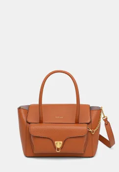 Coccinelle geanta shopper pentru femei din piele DOUBLE BEAT imagine