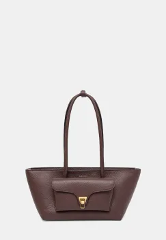 Coccinelle geanta shopper pentru femei din piele DOUBLE BEAT imagine