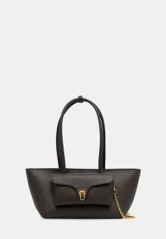Coccinelle geanta shopper pentru femei din piele DOUBLE BEAT imagine