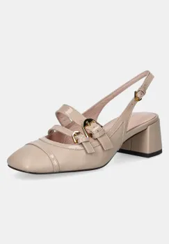 Coccinelle pantofi de piele culoarea roz, cu toc drept, cu toc deschis, E4 S5C 21 02 01 N12 imagine