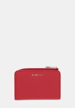 Coccinelle portofel de piele culoarea maro, E2 MW5 11 D1 01 imagine