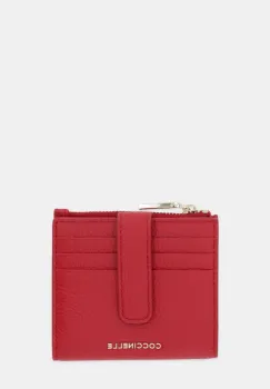 Coccinelle portofel de piele culoarea rosu, E2 MW5 11 F7 01 imagine