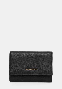 Coccinelle portofel de piele femei, culoarea negru, E2 MW5 11 F0 01 imagine