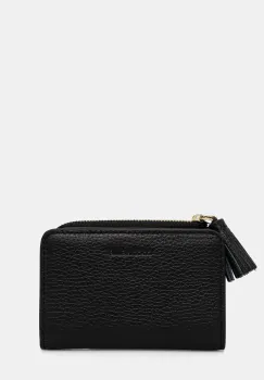 Coccinelle portofel de piele TASSEL culoarea negru, MU0 11 D1 01 imagine