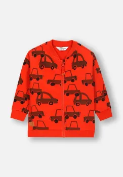 Coccodrillo bluza bebe culoarea rosu, modelator, MY WAY BOY NEWBORN imagine