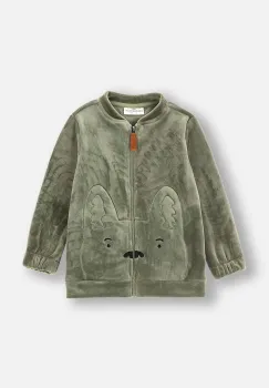 Coccodrillo bluza bebe culoarea verde, SMILE BOY NEWBORN imagine