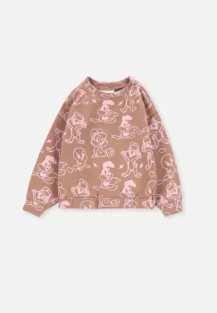 Coccodrillo bluza bebe x Looney Tunes culoarea maro, modelator imagine