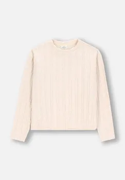Coccodrillo bluza copii culoarea bej, neted, ELEGANT PARTY GIRL imagine