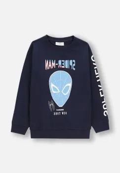 Coccodrillo bluza copii culoarea bleumarin, cu imprimeu, LICENCE BOY imagine