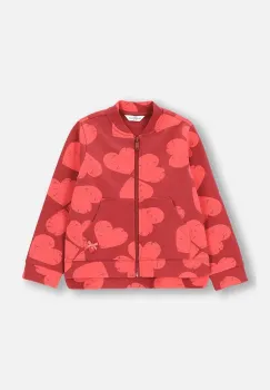 Coccodrillo bluza copii culoarea bordo, modelator, HEARTS GIRL KIDS imagine