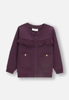 Coccodrillo bluza copii culoarea violet, neted, PASTELOVE GIRL NEWBORN imagine
