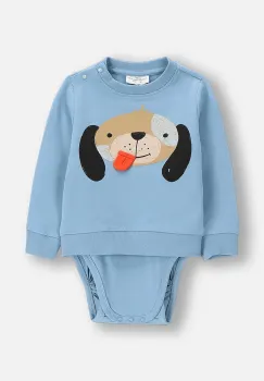 Coccodrillo body si hanorac pentru bebelusi BUDDIES BOY NEWBORN imagine