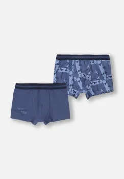 Coccodrillo boxeri copii 2-pack culoarea bleumarin, PANTS imagine