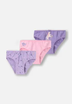 Coccodrillo chiloti copii 3-pack culoarea violet, PANTS imagine