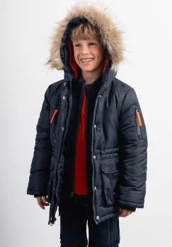 Coccodrillo geaca copii culoarea bleumarin, OUTERWEAR BOY KIDS imagine