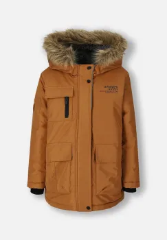 Coccodrillo geaca copii culoarea maro, OUTERWEAR BOY KIDS imagine