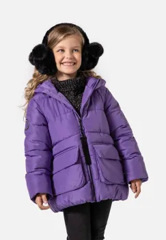 Coccodrillo geaca copii culoarea violet, OUTERWEAR GIRL KIDS imagine