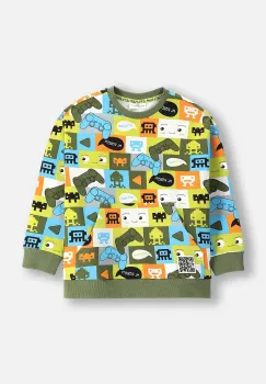 Coccodrillo hanorac de bumbac pentru copii cu imprimeu, GAMER BOY KIDS imagine