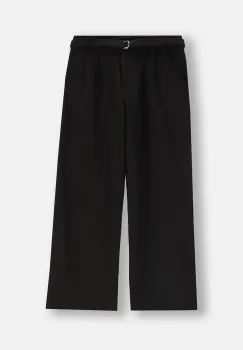 Coccodrillo pantaloni copii culoarea negru, uni, BACK TO SCHOOL GIRL imagine