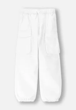 Coccodrillo pantaloni culoarea alb, REBEL GIRL JUNIOR imagine