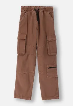 Coccodrillo pantaloni culoarea maro, CITY RACING BOY JUNIOR imagine