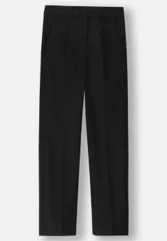 Coccodrillo pantaloni culoarea negru, ELEGANT JUNIOR BOY imagine