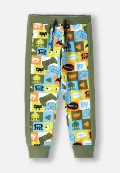 Coccodrillo pantaloni de trening cu imprimeu, GAMER BOY KIDS imagine