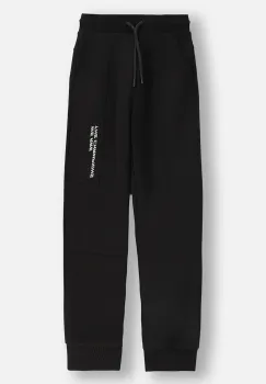 Coccodrillo pantaloni de trening culoarea negru, uni, CITY RACING BOY JUNIOR imagine