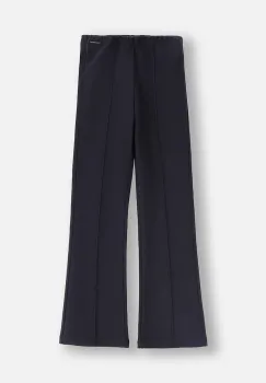Coccodrillo pantaloni de trening pentru copii culoarea bleumarin, cu model, BACK TO SCHOOL GIRL imagine