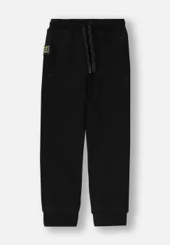 Coccodrillo pantaloni de trening pentru copii culoarea negru, uni, X-RAY VISION BOY KIDS imagine