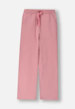 Coccodrillo pantaloni de trening pentru copii culoarea roz, uni, EVERYDAY GIRL A imagine