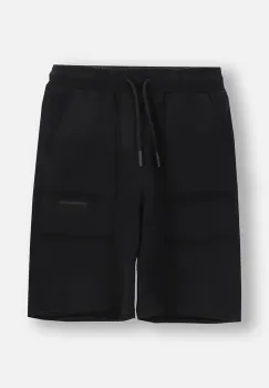 Coccodrillo pantaloni scurti culoarea negru, talie reglabila, WILD SAFARI BOY JUNIOR imagine